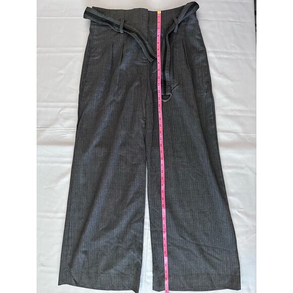 Robin Howe Women’s Gray Wool Blend Wide-leg Herringbone dress pants- size 12 - Picture 8 of 8